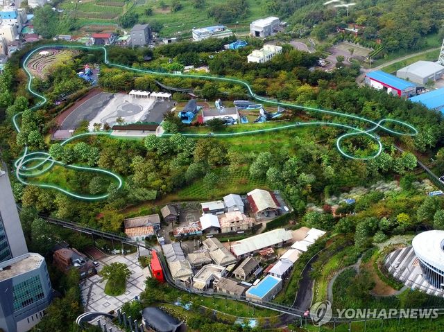 울산 장생포 고래문화마을 '코스터 카트' 조감도