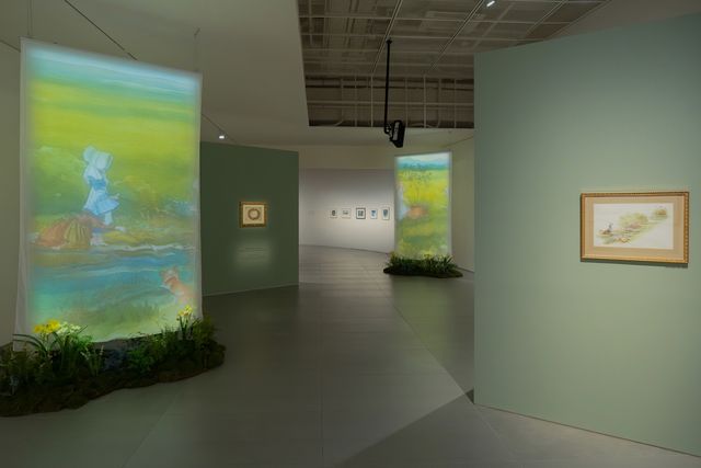 '스틸, 타샤 튜더: 행복의 아이콘, 타샤 튜더의 삶' 전시 전경