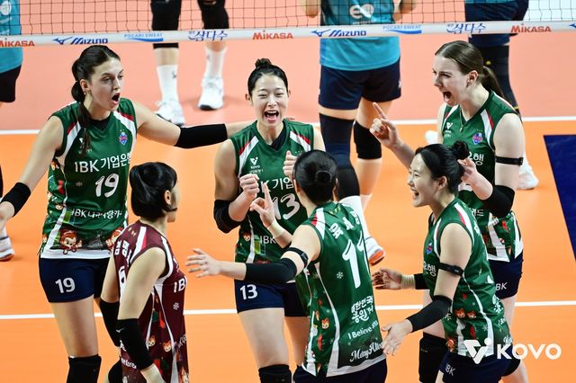 4연승을 달린 IBK기업은행