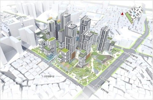 대림1구역 재개발 조감도