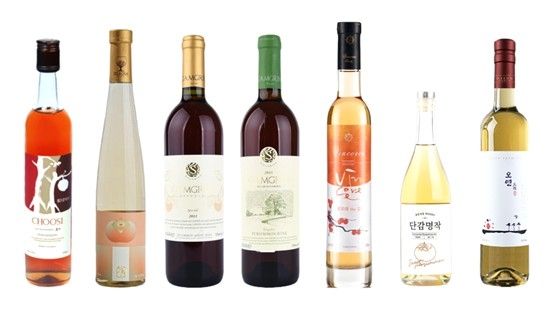 감으로 만든 과일주