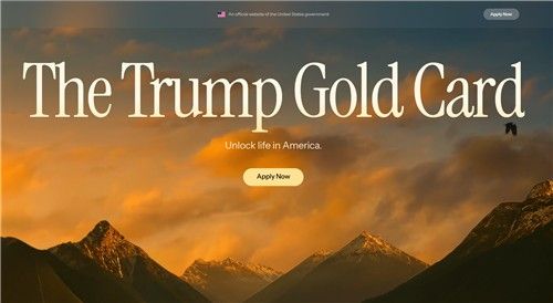 미국 정부 개설 트럼프 골드 카드 신청 사이트