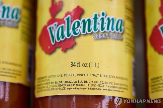 미국 마트에서 팔리는 멕시코산 매운 소스