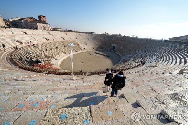 동계올림픽 폐막식이 열릴 이탈리아 베로나 아레나