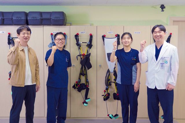 초경량 탄성슈트 개발 및 임상시험 연구진