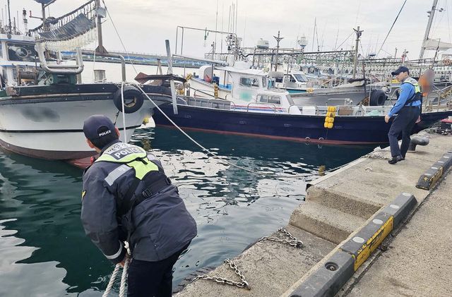 해양 사고 예방 활동 중인 제주해경