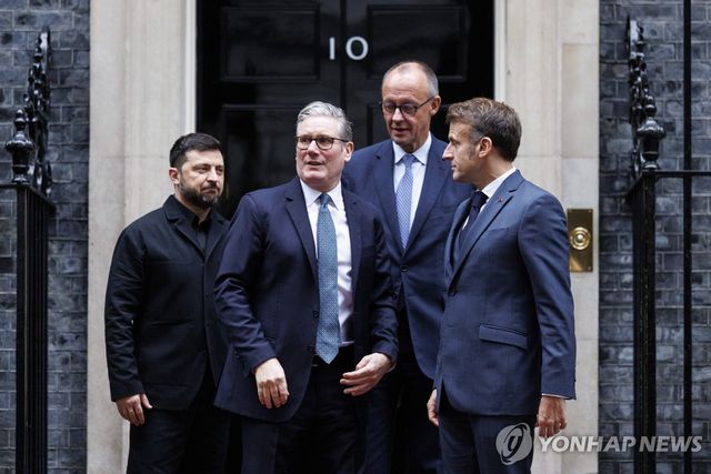 우크라이나와 유럽 3개국 정상들