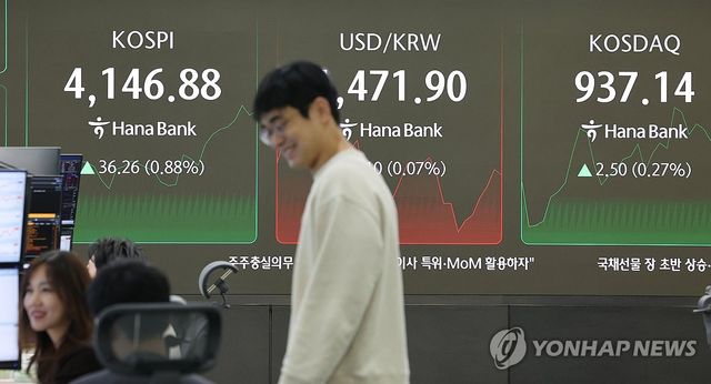 코스피, 코스닥 오르고