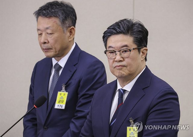 국정감사 출석한 김병주 MBK파트너스 회장