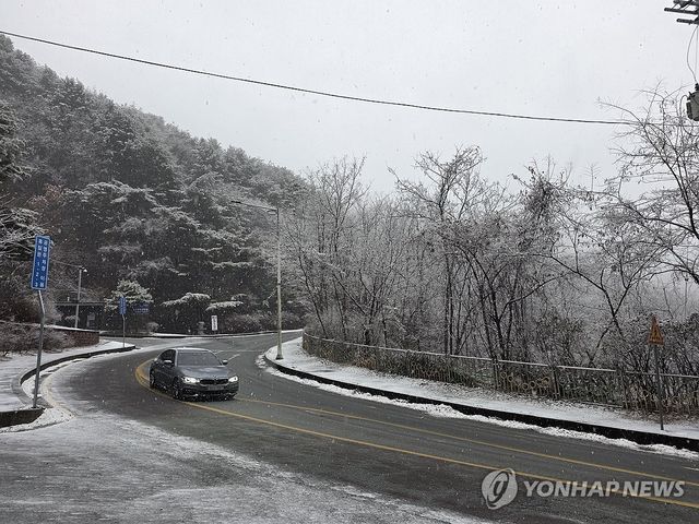 하얀 눈 내린 춘천