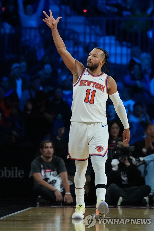 제일런 브런슨의 세리머니