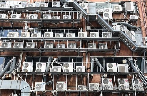 에어컨 실외기. [연합뉴스 자료사진]