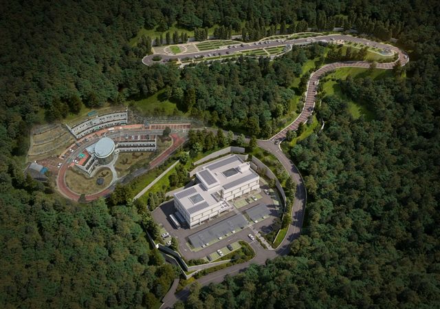 아산시 공설장사시설 조감도(봉안당·자연장지)