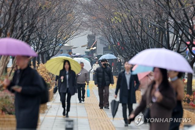 화요일 수도권·강원 등 눈·비 조금