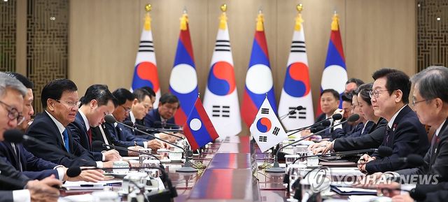 이재명 대통령, 한-라오스 정상회담