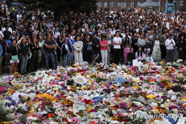 호주 시드니 총기난사 희생자 추모