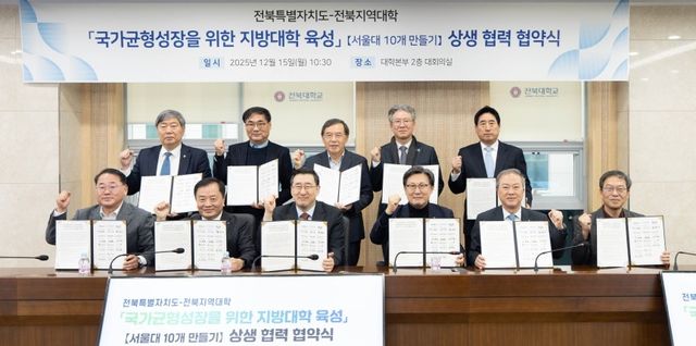 전북도-지역대학 상생 협력 협약