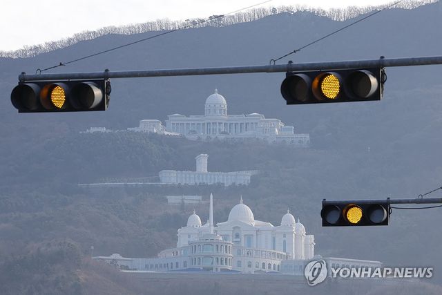 적막한 가평 통일교 본부