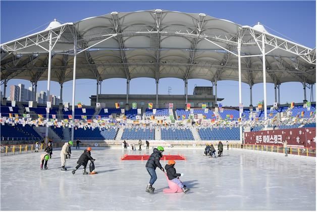 아이스링크장 눈썰매장 조감도