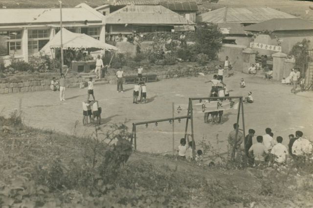 과거 남해 미조초 미남분교장 모습