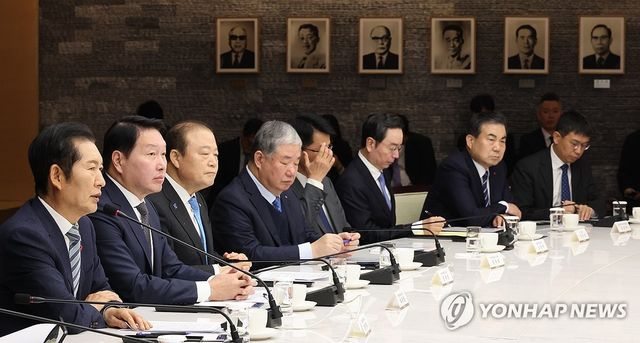 대한상의 방문한 정청래 대표