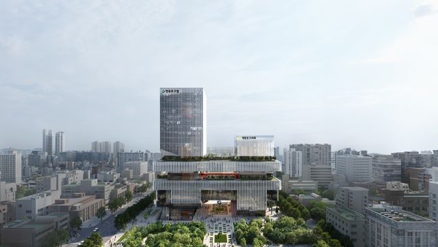 영등포구 통합 신청사 투시도