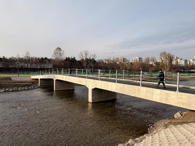 성남시 백현동~수내동 연결하는 탄천 보도교