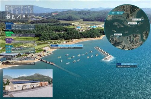 열호항 어촌뉴딜300 계획도