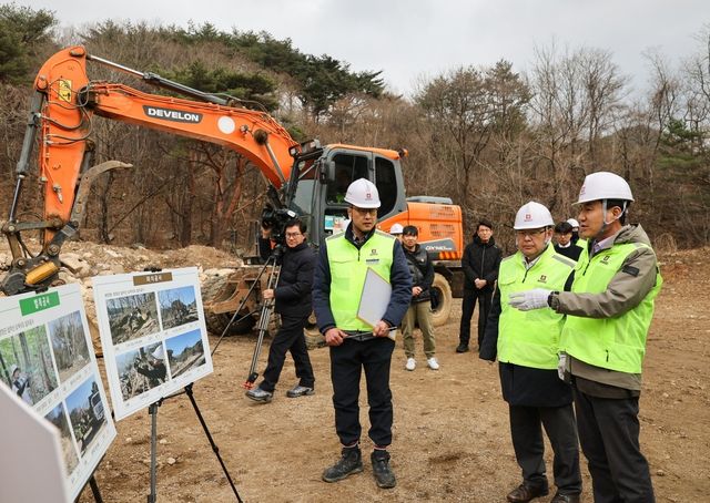 양양 오색 삭도 점검하는 김진태 강원지사