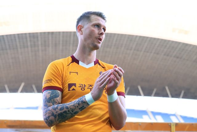 광주FC의 프리든욘슨.