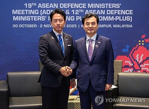 지난달 한일 국방장관 회담