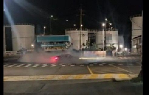 제주 도로 한복판서 드리프트 난폭운전 한 관광객