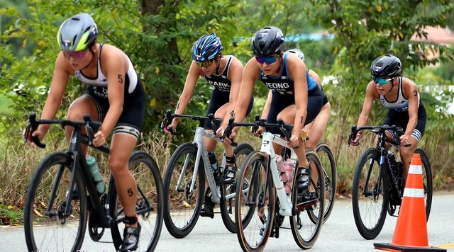 철인3종경기 장면