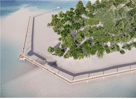 연평도 해상 보행로 조감도