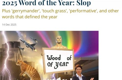 메리엄웹스터 올해의 단어 '슬롭'