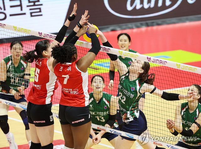 네트를 사이에 놓고 공방