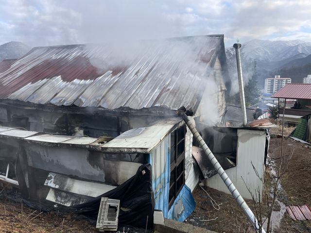 지난 15일 불이 난 무주의 한 주택
