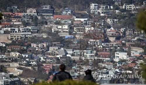 서울 종로구 평창동 단독주택 밀집지역