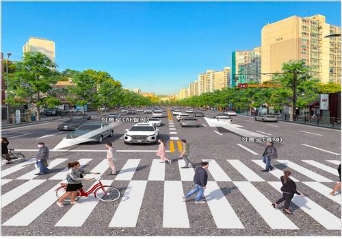 서울시 계획 실행 이후 조감도