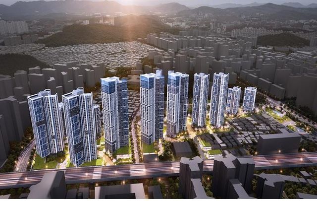 성북구 장위동 66-300번지 일대 재개발 조감도