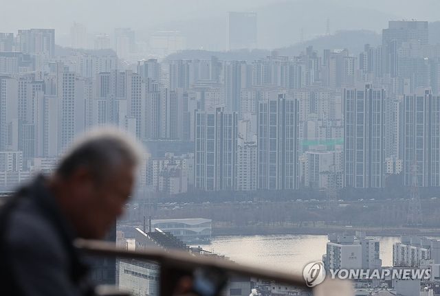 서울시내 아파트 단지 모습