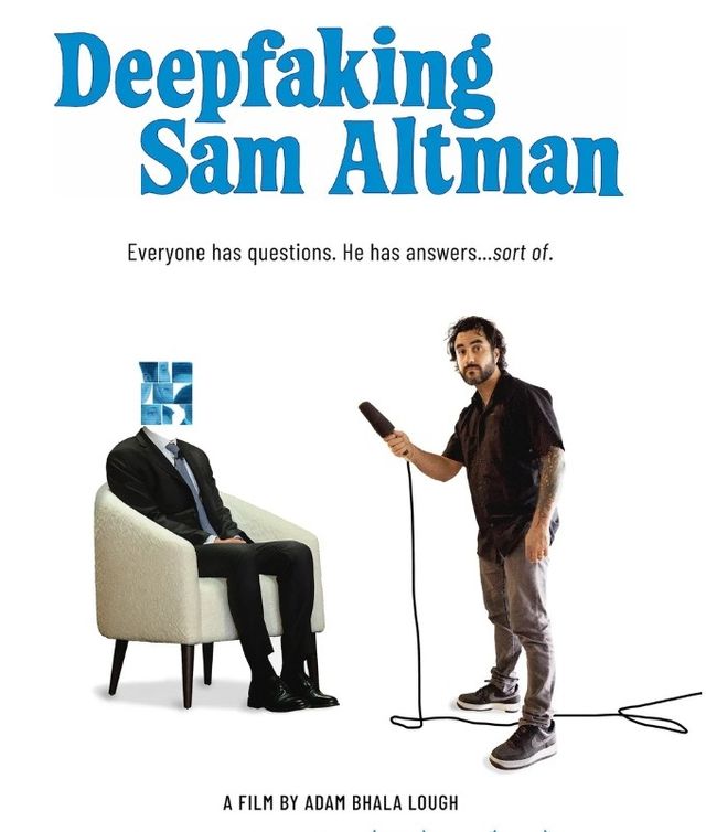 다큐멘터리 영화 '딥페이킹 샘 올트먼' 포스터. [아브라모라마 영화사 홈페이지 캡처. 재판매 및 DB 금지]