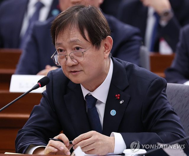 답변하는 이찬진 금감원장