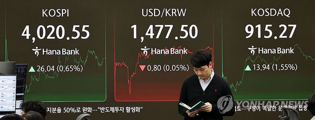 코스피ㆍ코스닥 상승 마감