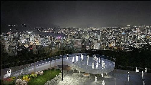 남산 360도 전망대 조감도