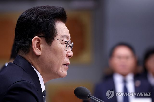 외교-통일 업무보고, 발언하는 이재명 대통령