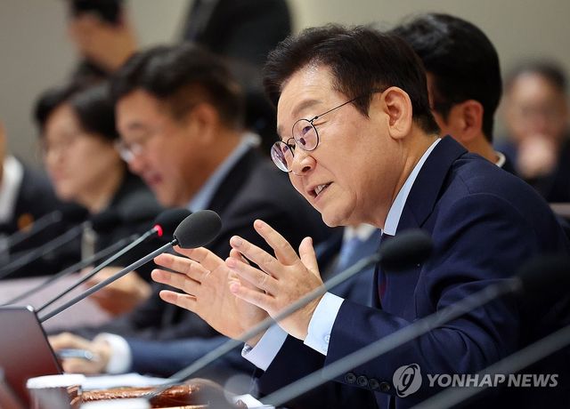 이재명 대통령, 국무회의 발언