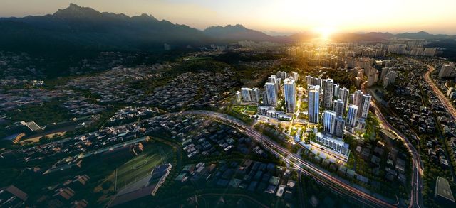 성북1구역 조감도