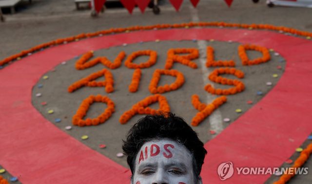 인도 '세계 에이즈의 날' 행사