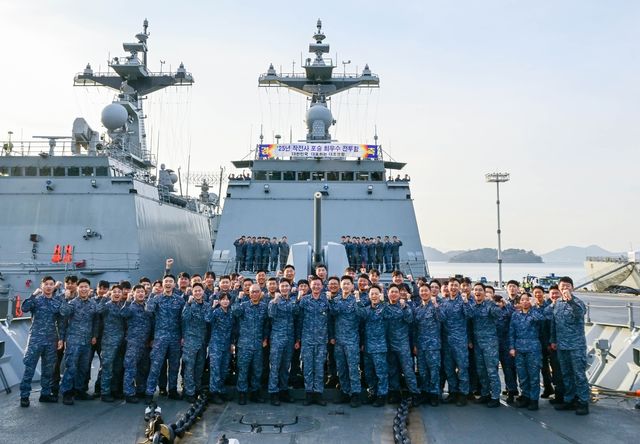 해군 포술 최우수 전투함에 대조영함 선발